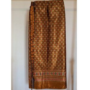 copper sarong (wrap skirt)